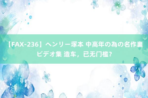 【FAX-236】ヘンリー塚本 中高年の為の名作裏ビデオ集 造车，已无门槛？