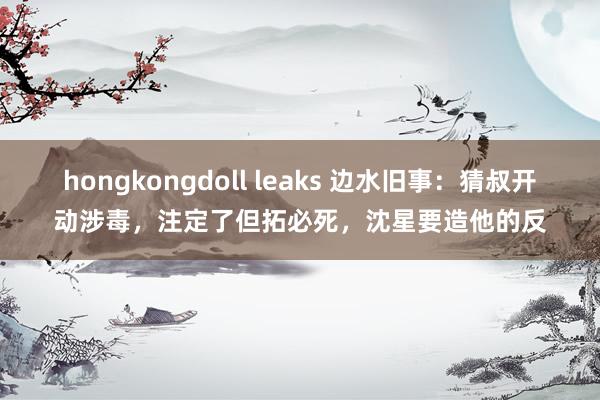 hongkongdoll leaks 边水旧事：猜叔开动涉毒，注定了但拓必死，沈星要造他的反