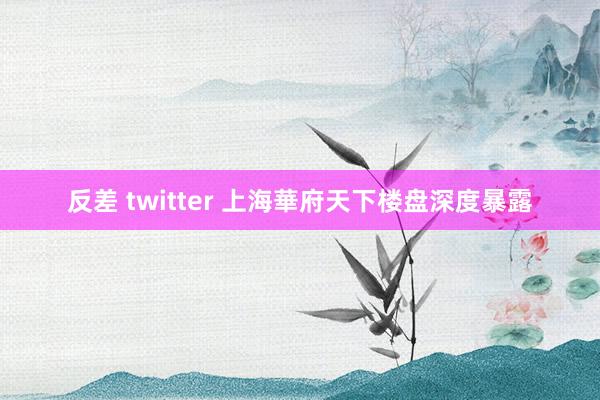 反差 twitter 上海華府天下楼盘深度暴露